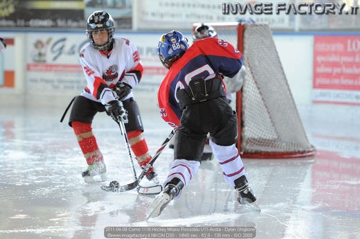 2011-04-09 Como 1116 Hockey Milano Rossoblu U11-Aosta - Dylan Ghiglione